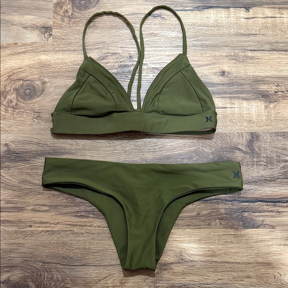 Hurley Deep Green Bikini Set